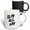 Multicolor, variant on 3drose, Slay All Day. Bold Black Brush Stroke Lettering on White Background., 11oz Two-tone Green Mug
