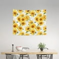 thumbnail image 2 of Picia Artistic Marble Pattern Sunflower Pattern Tapestry-Tapestries for Bedroom Living Room Dorm(29x37"), 2 of 8