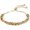 Yellow Byzantine, variant on 925 Sterling Silver Sliding Bracelet Italian Handmade Byzantine Adjustable Bolo Link Chain Bracelets for Women