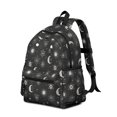 thumbnail image 2 of Sun and Eye Gothic Pattern Cute School Backpack with Padded Back and Adjustable Shoulder Straps 13.4"x11"x4.7", 2 of 5