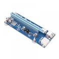 thumbnail image 1 of CNKOO 6-pin Female to Dual 2X 6-pin Male PCI Express Power Adapter Braided Y-split Extension Cable 9 Inches 6 Pin to Dual PCIE Adapter Power Cables 6 Pin to Dual Pcie 6 Pin (6) Graphics C, 1 of 5