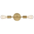 thumbnail image 5 of Access Lighting 2 Light LED Wall Sconce in Antique Brushed Brass Color, 5 of 7
