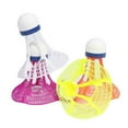 thumbnail image 6 of SPRING PARK 3Pcs Windproof Plastic Badminton Balls Shuttlecocks for Indoor Outdoor Sports Fitness Game, 6 of 7