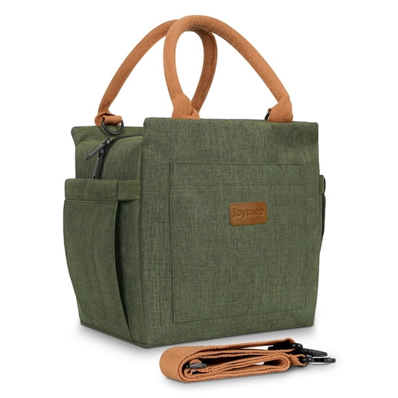 Bolsa Térmica Joymee para Almuerzo para Mujeres y Hombres Adultos Verde 10L