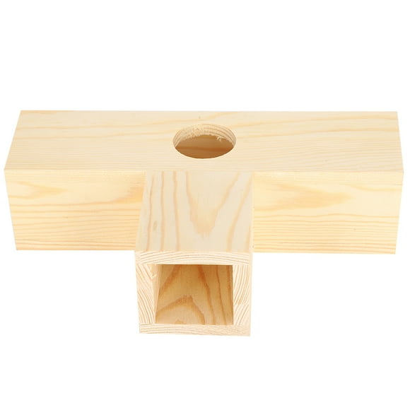 Hamster Tube,Wood Hamster Tunnel Tube Hamster House Hamster Tunnel Convenient Use