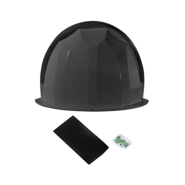 Cubierta para cámara de seguridad, cubierta para lluvia y sol, fácil de instalar, techo protector de montaje en pared para cámara de seguridad Negro