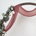 thumbnail image 6 of Balsa Circle 20 feet Mauve Cotton Cheesecloth Fabric Backdrop Drape Curtain Panel Party Events Decorations Supplies, 6 of 8