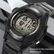 thumbnail image 5 of Reloj Deportivo Digital, Luces Nocturnas LED Vintage, Cronómetro, Alarma, Resistente Al Agua Hasta 50 M, Parte Trasera De Acero Inoxidable, Para Correr, Escalar, Caminar, Pescar, 5 of 7