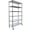 Black, variant on 6 Tier 6000lbs Capacity NSF Metal Shelf Wire Shelving Unit, Heavy Duty Adjustable Storage Rack with Wheels & Shelf Liners for Commercial Grade Utility Steel Storage Rack, 84"H x 48"L x 20"D - White