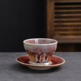 thumbnail image 3 of Espresso Cup With Base 140ml/4.7oz Vintage Style Ceramic Coffee Cups, 3 of 12