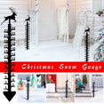 thumbnail image 3 of hengsof Snowman Measuring Snow Thickness Measuring Snow Gauge Metal Crafts Essential Tools for Life, 3 of 8