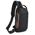 thumbnail image 4 of Moda hombres bolso de pecho bolso de hombro bolso de pecho mochila correa ajustable crossbody, 4 of 8