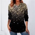 thumbnail image 3 of Gibobby Camisas Para Mujer Elegantes Camiseta y camiseta de manga larga para mujer Winter Ladies Sense（Plateado， XL), 3 of 4