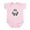 Petal Pink, variant on CafePress - Wolf Print Infant Bodysuit - Baby Light Bodysuit, Size Newborn - 24 Months