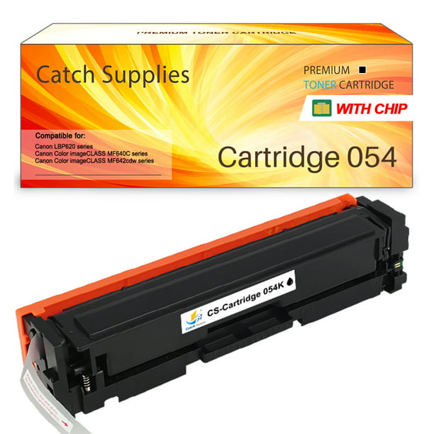 Catch Supplies 1-Pack (With Chip) Compatible Toner for Canon 054 Color Imageclass MF641Cdw MF642Cdw LBP622Cdw Laser Printer Ink (Black) - Walmart.com