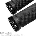 thumbnail image 2 of Puños de manillar de bicicleta, agarre de goma antideslizante para bicicleta con bloqueo de aluminio, empuñadura de bicicleta para scooter, crucero, bicicleta urbana WD.WDQZL Hogar, 2 of 2
