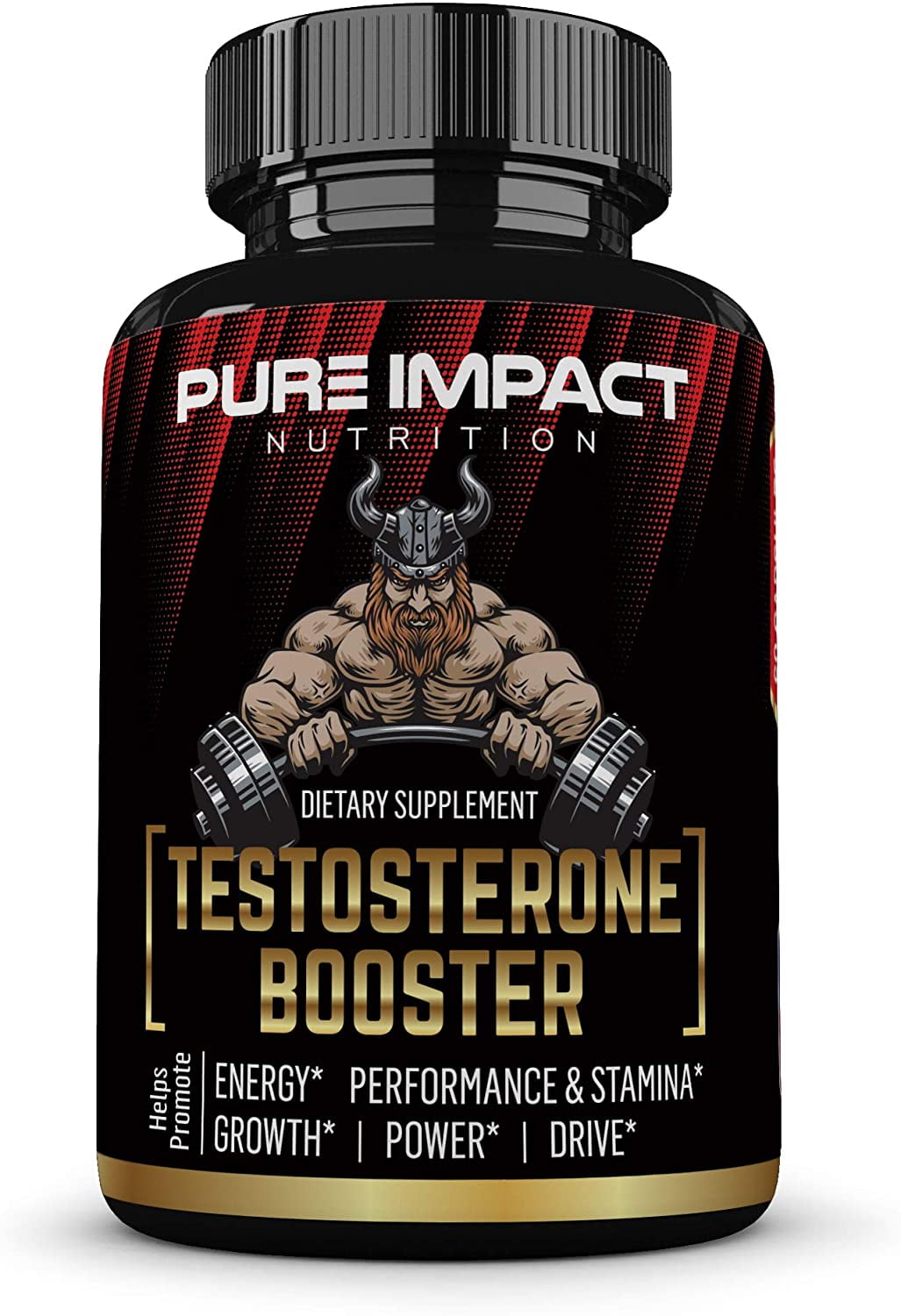 Tribulus Terrestris Testosterone Booster for Men - Pure Impact USA - 60 Capsules