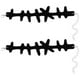 thumbnail image 1 of unbranded 2Ud Punk Con Retro Y Moderno Accesorio Único Para De Mano, 1 of 8