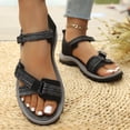 thumbnail image 4 of Dakaela Womens Hiking Sport Sandals Beach Vacation Camping Orthopedic Casual Walking Shoes with Adjustable Straps and Arch Support Size 6, 4 of 8