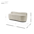 thumbnail image 2 of NPD Furniture Mandy Fabric Bench in Pasadena Beige, 2 of 11