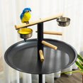 thumbnail image 5 of Glavbiku Bird Play Stand,Portable Parrot Perch,Bird Feeder Station with Wheels,Round Tray,43"H,Grey, 5 of 10