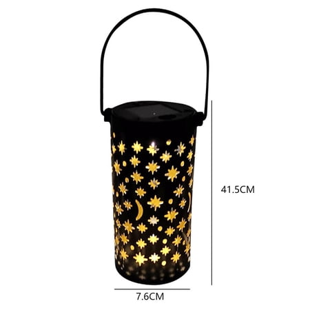 

Thinsont Solar Garden Lights Star Moon LED Solar Lights Waterproof Solar Lamp Outdoor Lantern Pathway Garden Stake Light