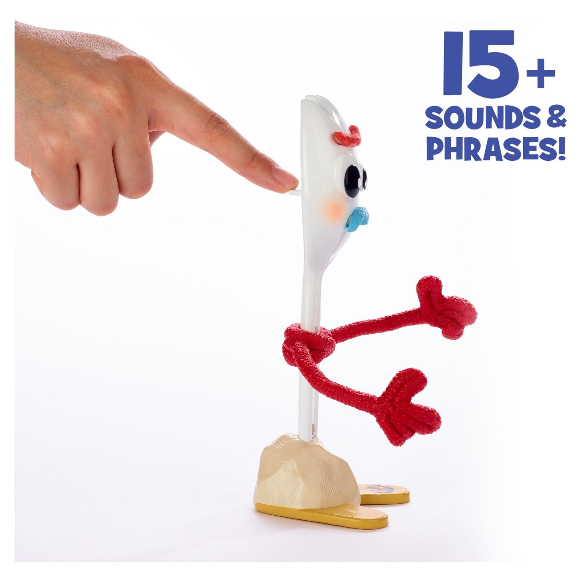 Disney Pixar Toy Story True Talkers Forky Figure with 15+ Phrases