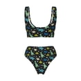 thumbnail image 5 of Daiia Dinosaur Women's Bikini Set Two Piece Swimsuit High Waisted Bikini Adjustable Straps Bikini Perfect for Beach, Pool, and Summer Vacation-XX-Large, 5 of 9