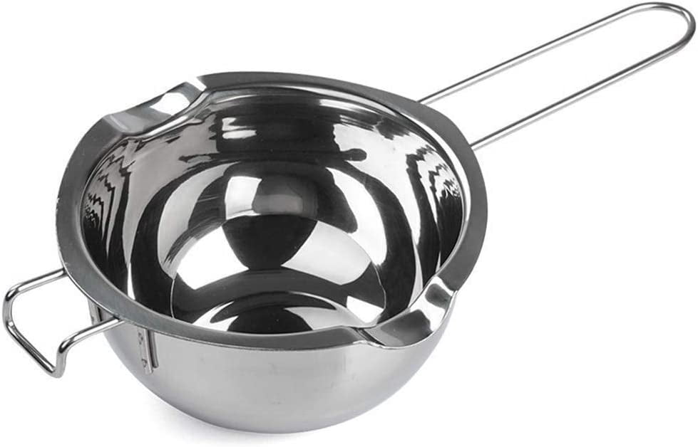 Sysmie 1000ml Double Boiler Pot Set Stainless Steel Melting Pot for Chocolate, Candle and Candy Making (34oz)