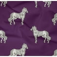 thumbnail image 4 of oneOone Organic Cotton Poplin Twill Fabric Horse Block Decor Fabric Printed BTY 42 Inch Wide, 4 of 4