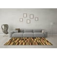 thumbnail image 3 of Ahgly Company Indoor Square Southwestern Brown Country Area Rugs, 8' Square, 3 of 4