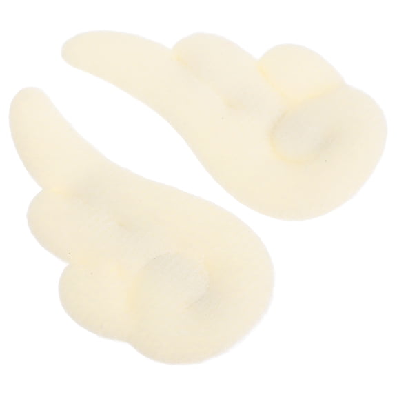 PartyKindom 1Pair White Fabric Wings Hair Clips Angel Hair Barrettes for Special Occasions