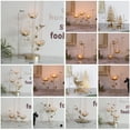 thumbnail image 4 of Yoone Candle Holder Creative Romantic Wrought Iron Nordic Style Simple Candlelight Stand for Dining Table, 4 of 6
