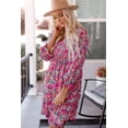 thumbnail image 4 of Redhotype V-Neck Boho Chic Floral Dress – Spring/Summer Soirees, 4 of 8