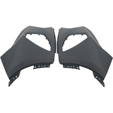 SHZAITOR Front Bumper Upper Cover by Pair Left and Right Replacement for 2019-2022 Chevy Blazer 4-Door GM1016109 84537990 GM1017109 84537991