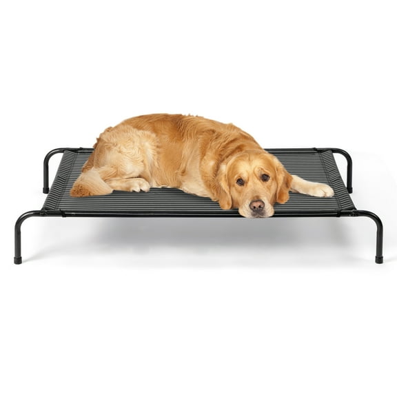 ZephyPaws 50"D x 31"W x 8"H Dog Bed Elevated Raised Cooling Cots Bed for Large Dogs,Portable Indoor & Outdoor