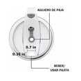 thumbnail image 2 of Vaso De Acero Inoxidable De 20oz Con Tapa Y Popote Amarillo, 2 of 5