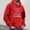 Red, variant on EchfiProm Pullover Hoodies for Men with Pockets Merry Christmas Hooded Blue Xmas Mens Sweatshirt Graphic L