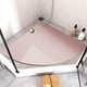 thumbnail image 5 of Tapetes de piso de color sólido en forma de abanico. El barro de diatomeas absorbe agua y aceite y se puede limpiar. Tapetes de cocina. Tapetes de baño antideslizantes. Alfombra para el hogar. Tamaño, 5 of 7