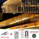 thumbnail image 3 of Guirnalda de luces LED navideñas para exteriores, guirnalda de luces de calle, cortina de luces de hadas de 3 a 20 m para bodas, patios, fiestas, decoración de Año Nuevo, 3 of 5