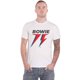 thumbnail image 4 of David Bowie - Camiseta 75th Logotipo de Algodón para Adultos Unisex (Blanco), 4 of 4