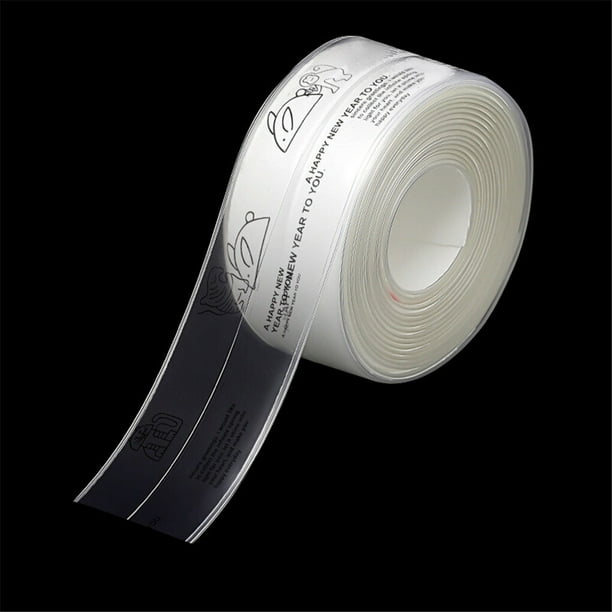 Bewildely Cinta de sellado de esquina de 3,2 m/rollo de 3,8 cm para baño, cocina, ducha, fregadero, cinta de sellado de baño, tira de calafateo, pegatina Juegos de accesorios de baño No.03 Bewildely HA001446-03