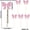 A, variant on Bow Cupcake Toppers | Bowknot Cake Decorations for Birthday Party, Wedding, Bridal Shower & Engagement | Polyester Satin Ribbon Picks for Cupcakes, Cookies & Desserts