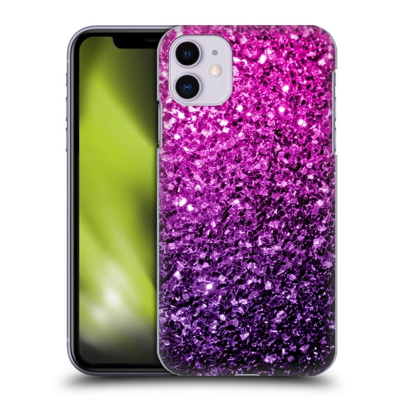 Head Case Designs Officially Licensed PLdesign Glitter Sparkles Purple Pink Hard Back Case Compatible with Apple iPhone 11