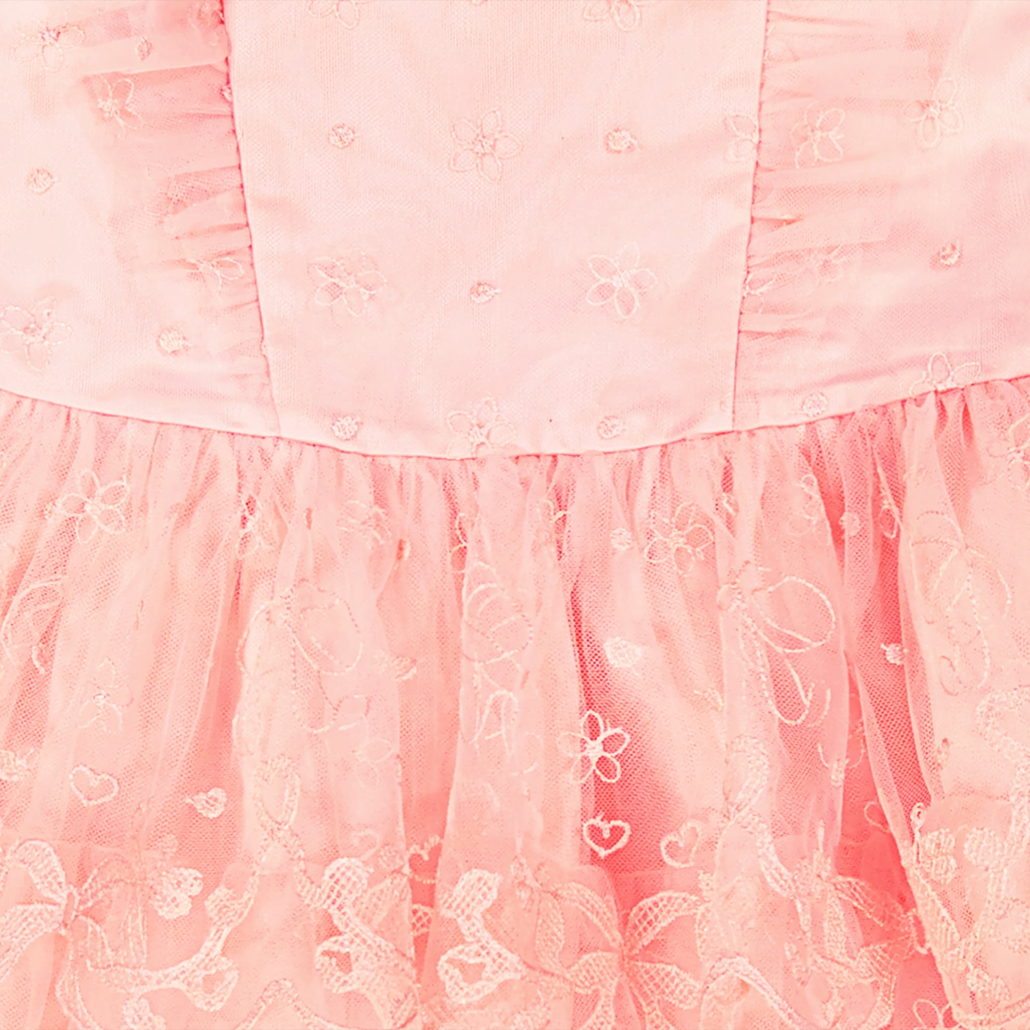 Kensie Girl Sleeveless Embroidered Tiered Scallop Dress, Sizes 4-16