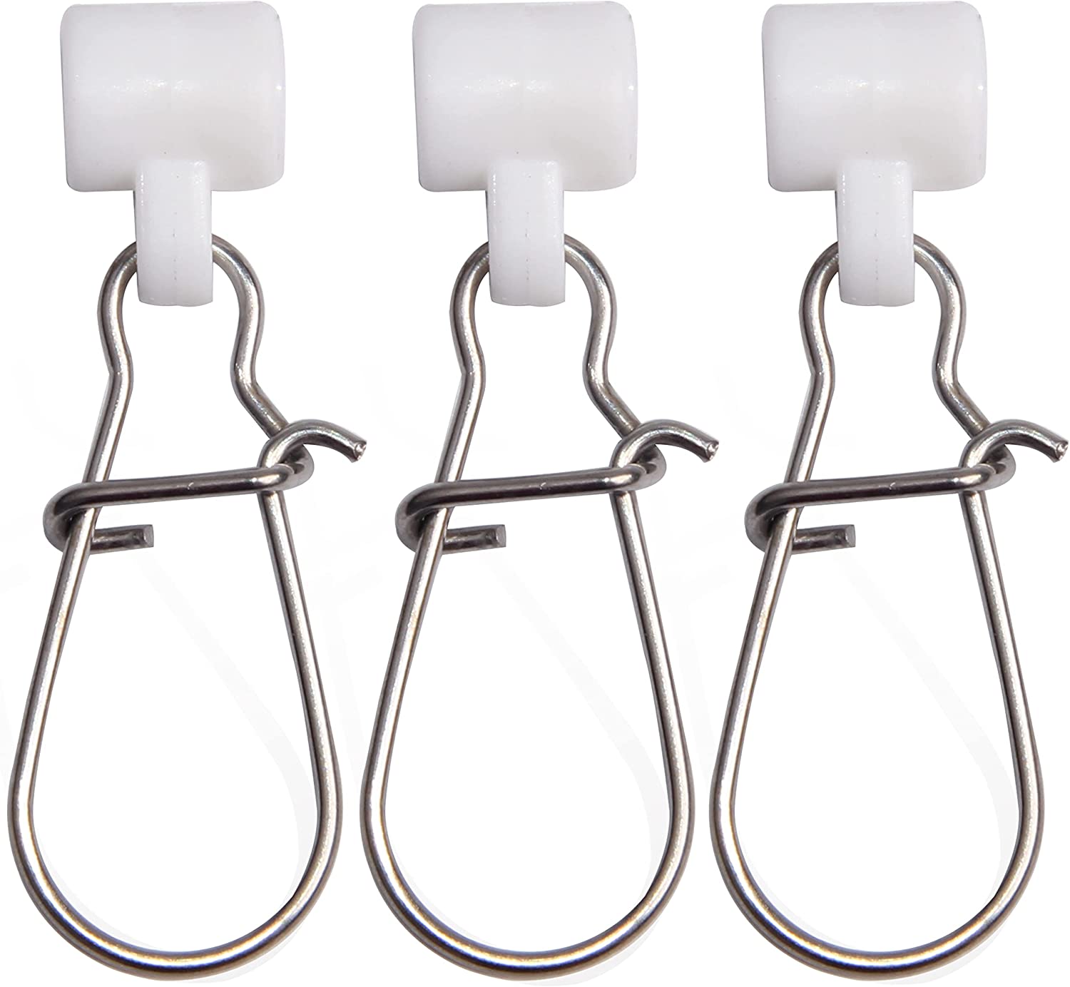 Fishing Sinker Slides with Snap, 30pack HighStrength Braid Line