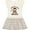 Natural with Stripes, variant on Papas Little Monkey Boys Funny Girls Toddler Dress