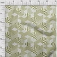 thumbnail image 3 of oneOone Velvet Light Green Fabric Geometrical Mix Craft Projects Decor Fabric Printed By The Yard 58 Inch Wide, 3 of 4
