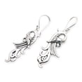thumbnail image 4 of NOVICA Handmade .925 Sterling Silver Dangle Earrings Mythical Bird No Stone Indonesia Animal Themed [2 in L x 0.6 in W x 0 in D] 'Mythical Bird', 4 of 8