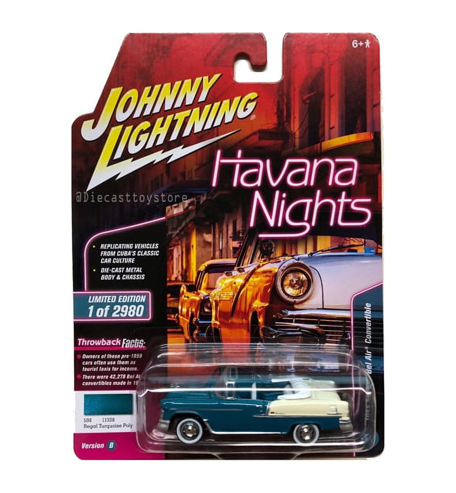 JOHNNY LIGHTNING 1:64 STREET FREAKS - SURF RODS - 1950